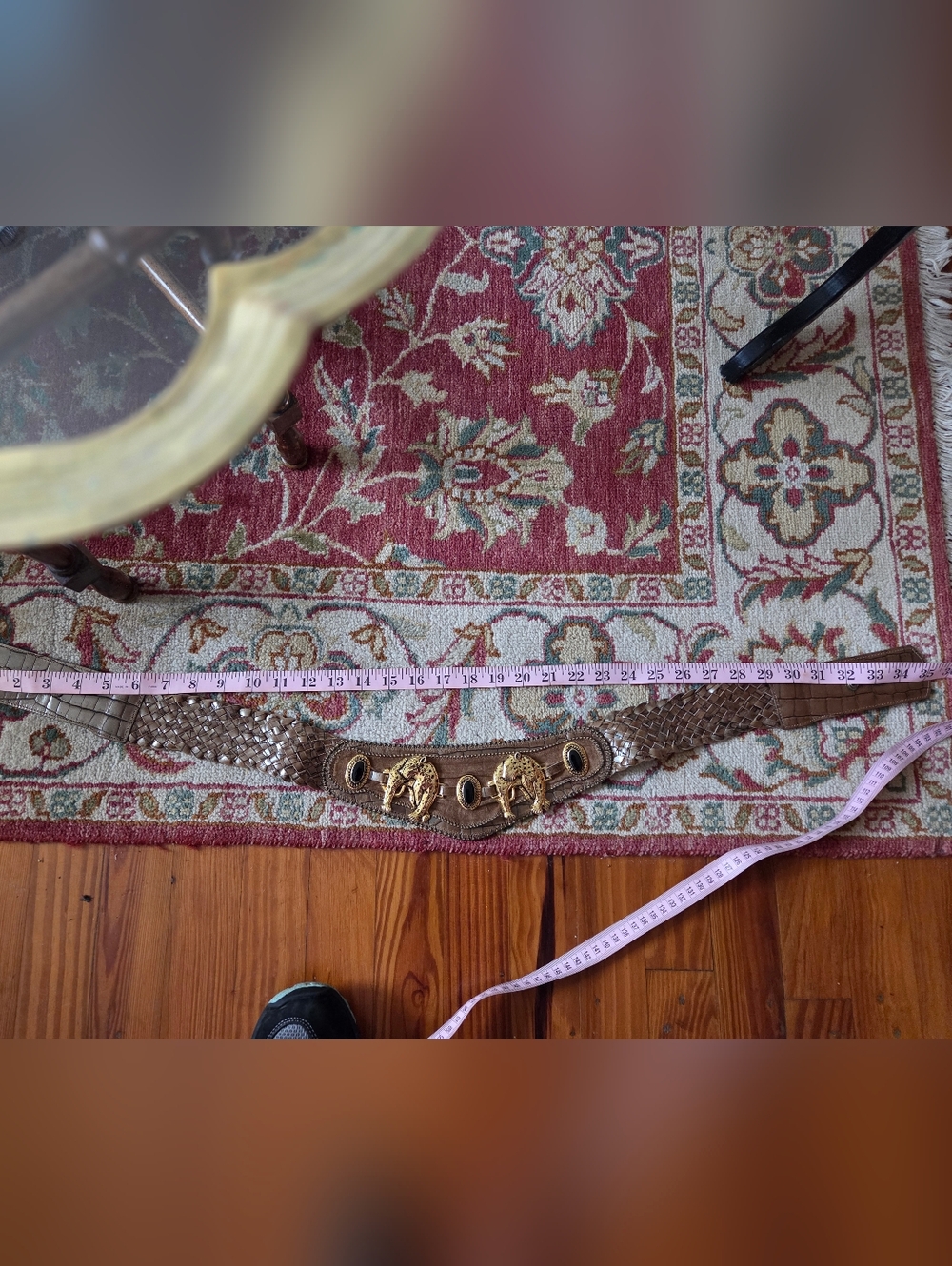 Y2k Streets AHEAD LEATHER Belt With Metal Leopards - Picture 10 of 16